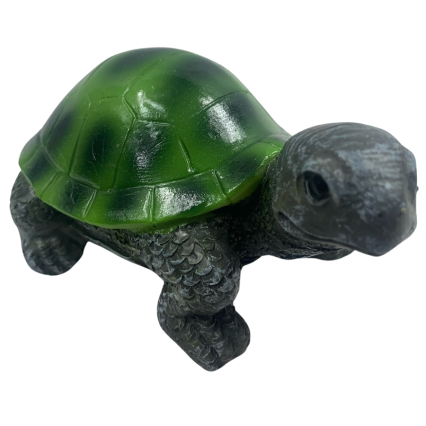 Green Garden Turtle Figurine