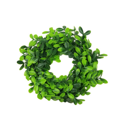 12" Artificial Green Wreath