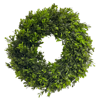 12" Spring Boxwood Wreath