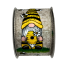 2.5" x 10yd Gnome with Bumble Bees Ribbon