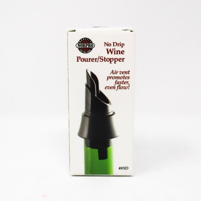 Norpro No Drip Wine Pourer and Stopper