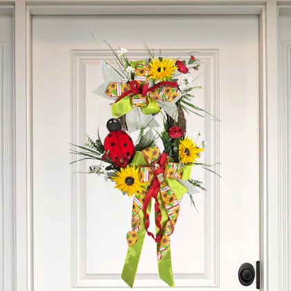 Ladybug Wreath