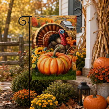 Fall Garden Flags