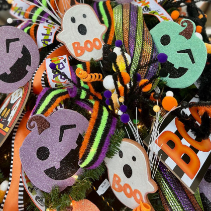Halloween Ribbon & Floral Craft Accessories