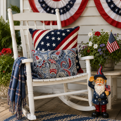 Patriotic Yard Decor