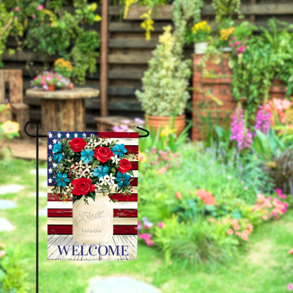 Patriotic Garden Flags