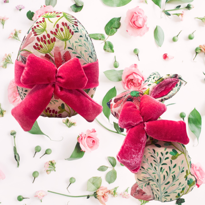 Pink & Green Easter Decor