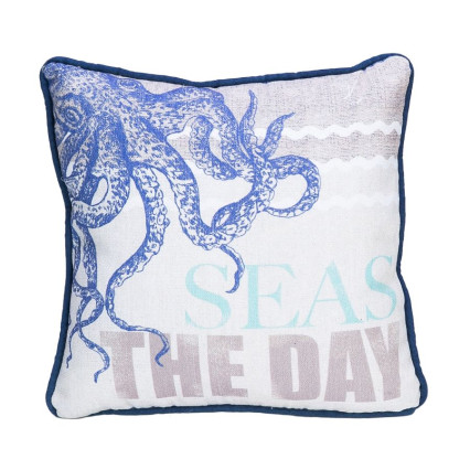 12" Seas The Day Pillow