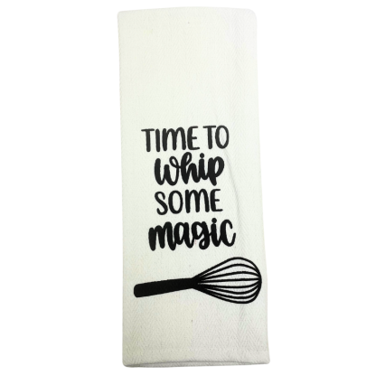 Whip Some Magic Kitchen Towel