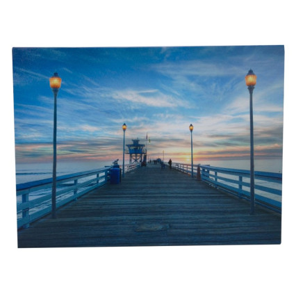 15"H Pier Walk with LED Lights