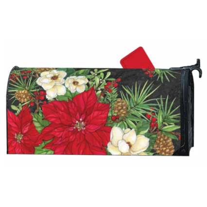 Holiday Floral Mailbox Cover