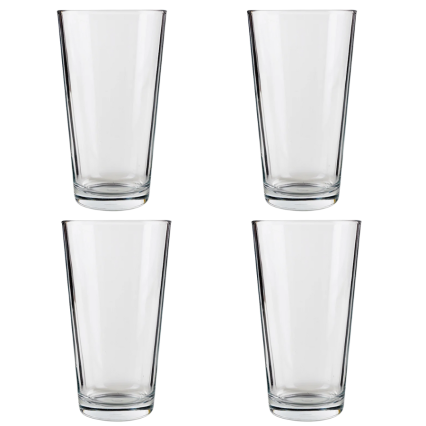 17oz Home Essentials Set of 4 Cooler Glasses