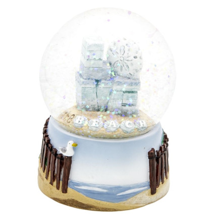 3.5" Love Sand Dollar Water Globe