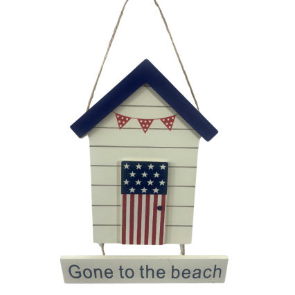 8" Gone to the beach Sign