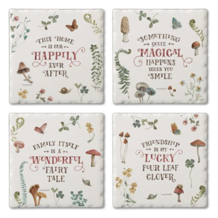 Mushrooms - Set of 4 Coaster Set