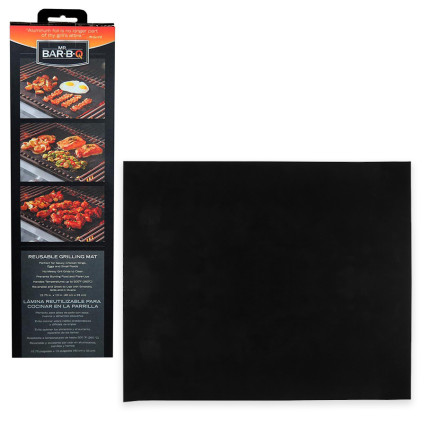 Mr. Bar-B-Q Reusable Grilling Mat - Black