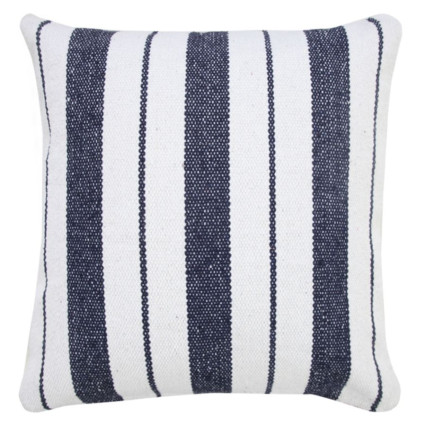 20" Mood Indigo & White Stripe Indoor Pillow