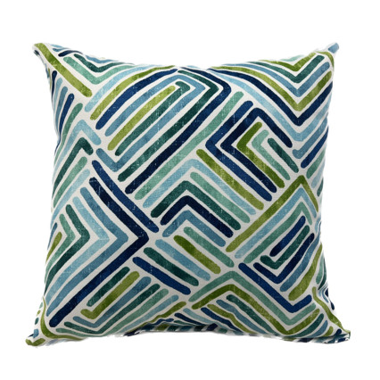 17" Estie Ocean Outdoor Pillow