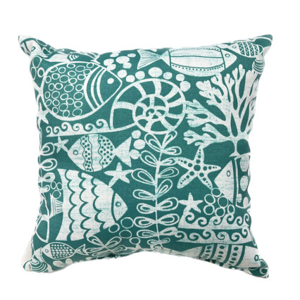 17" Seagate Ocean Outdoor Pillow