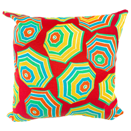 17" Abstract Umbrella Outdoor Pillow