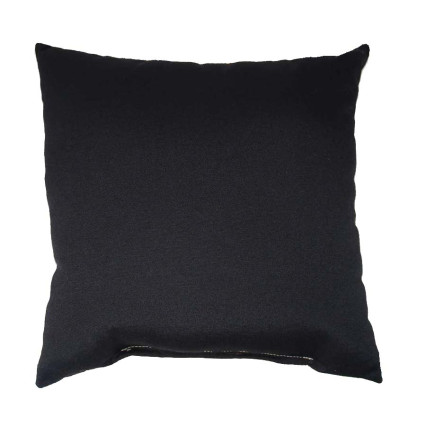 17" Veranda Black Outdoor Pillow