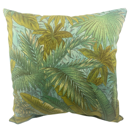 17" Palm Grove Botanical Pillow