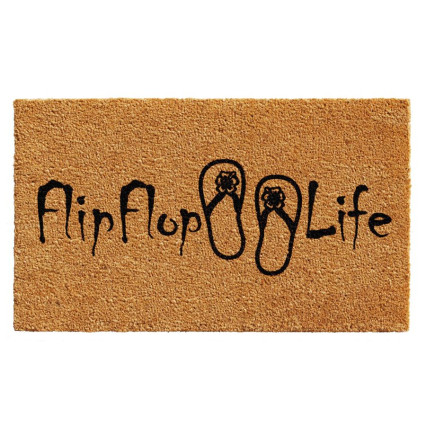 Flip Flop Life Doormat