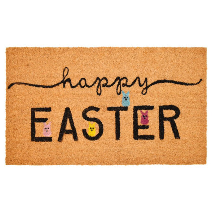 Happy Easter Bunnies Doormat