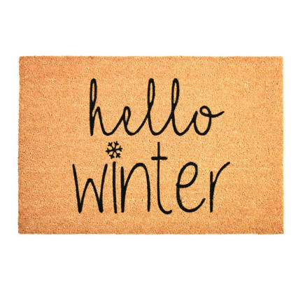 Hello Winter Doormat