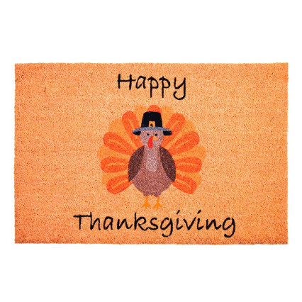 Happy Thanksgiving Turkey Doormat