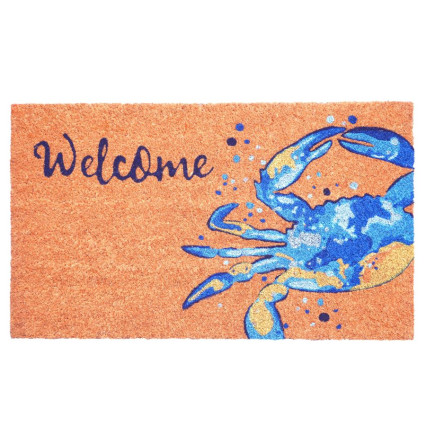 Blue Crab Welcome Doormat