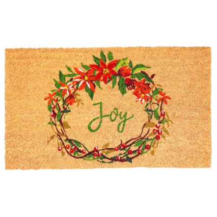 Joy Wreath Doormat
