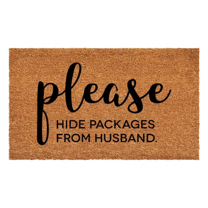 Please Hide Packages Doormat