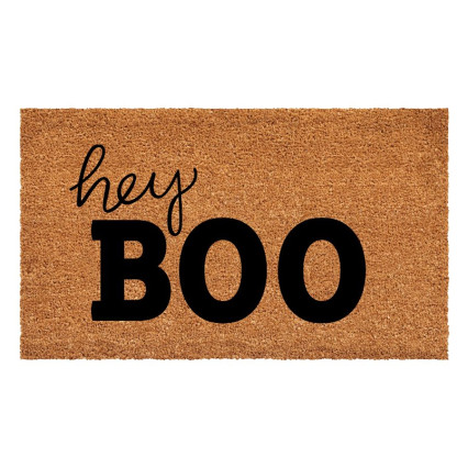 Hey Boo Coir Doormat