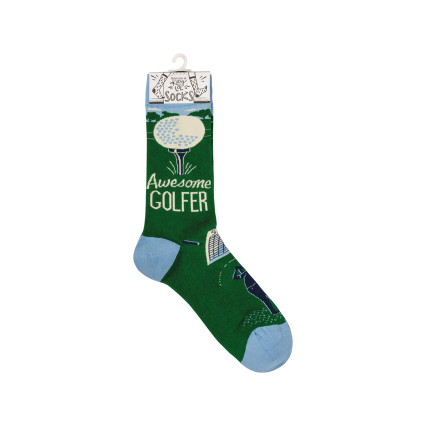Awesome Golfer Men's Socks