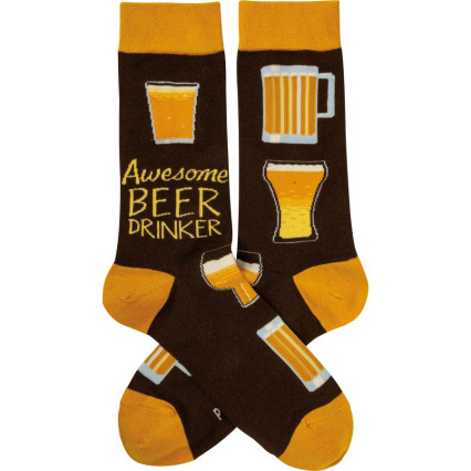 Awesome Beer Drinker Socks
