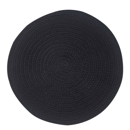 Essex Round Placemat - Black