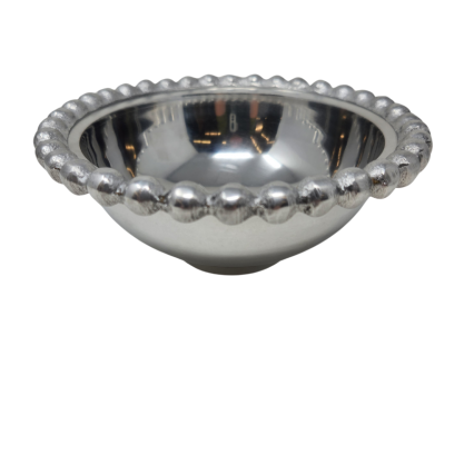 Silver Beaded Rim Bowl