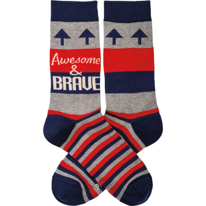 Awesome & Brave Socks