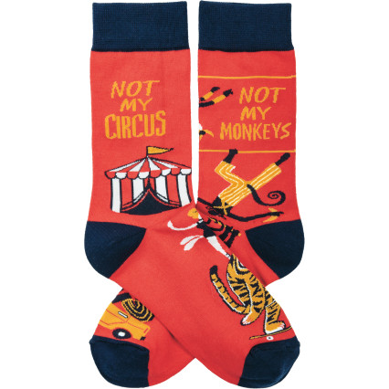 Circus & Monkey Socks