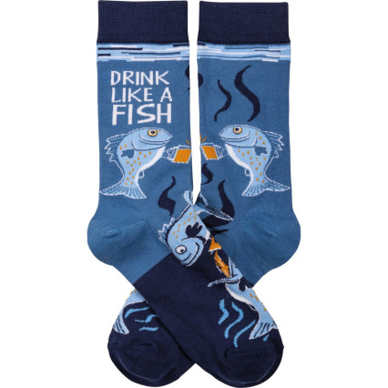 Drink Like A Fish Socks