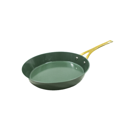 11" Ceramic Nonstick Fry Pan- Olive Green