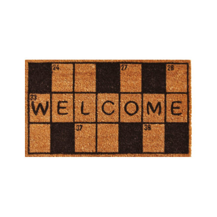 Crossword Welcome Doormat