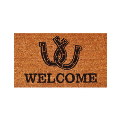 Horseshoe Welcome Doormat