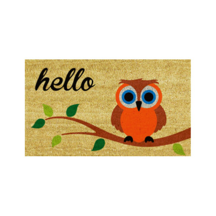 Elf Owl Hello Doormat