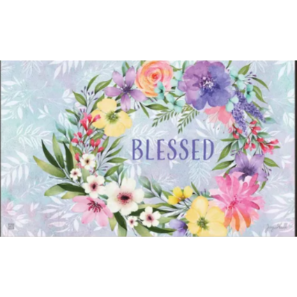Blessed Easter Doormat