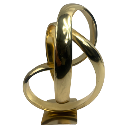 Loop of Life Gold Sculpture