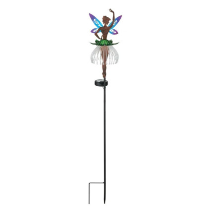 36" Dancer Solar Stake - White