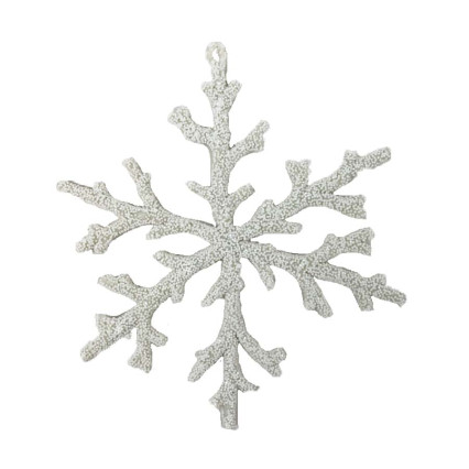 8" Snowflake Hanging Ornament