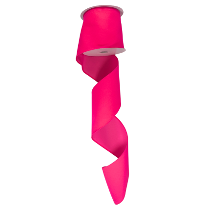 4" x10yd Hot Pink Velvet Ribbon